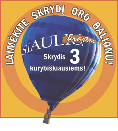 Balionu skris savo krašto mylėtojos Balionu skris savo krašto mylėtojos