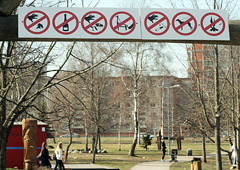 Nerūkymo zona sąvartyne Nerūkymo zona sąvartyne