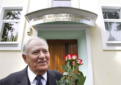 Maestro per iškilmes jautėsi tarsi mokinys Maestro per iškilmes jautėsi tarsi mokinys