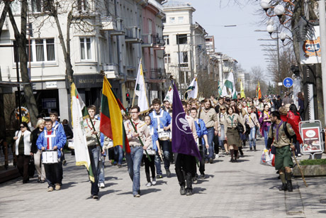 Lietuvos skautai šventė Šiauliuose Lietuvos skautai šventė Šiauliuose