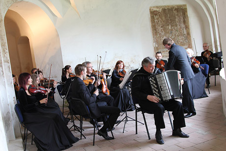 Festivalyje skambėjo bajano muzika Festivalyje skambėjo bajano muzika