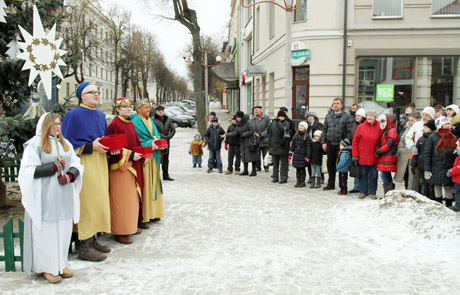 Trys karaliai apsilankė ir Šiauliuose Trys karaliai apsilankė ir Šiauliuose