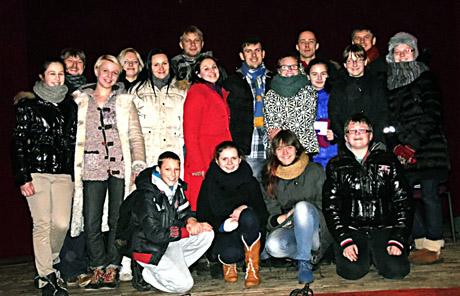 Moksleiviai stebėjo spektaklį Moksleiviai stebėjo spektaklį