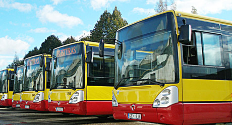 BUSTURAS veža ekologiškais autobusais BUSTURAS veža ekologiškais autobusais