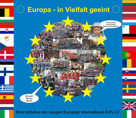 Jaunieji europiečiai sukūrė plakatą Jaunieji europiečiai sukūrė plakatą