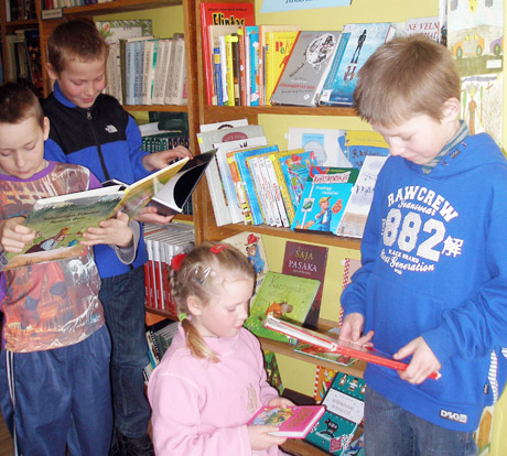 Biblioteka vėl praturtėjo Biblioteka vėl praturtėjo