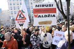 Mitinge raginta kalbėti ir rašyti lietuviškai Mitinge raginta kalbėti ir rašyti lietuviškai