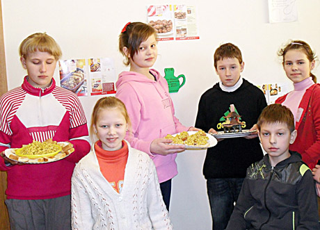 Pusryčių fiesta mokykloje Pusryčių fiesta mokykloje