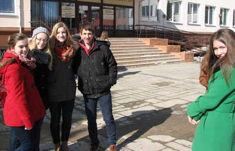 Oficialių delegacijų maršrutu – gimnazistai iš Vokietijos Oficialių delegacijų maršrutu – gimnazistai iš Vokietijos