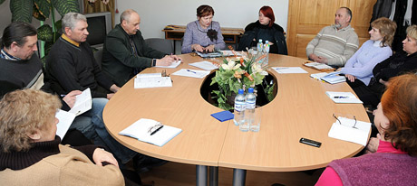 Linkuviečiai sprendimų ieškojo bendroje sueigoje Linkuviečiai sprendimų ieškojo bendroje sueigoje