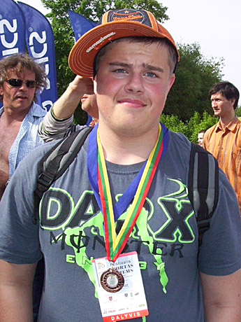 Pakruojietis pelnė medalį Pakruojietis pelnė medalį