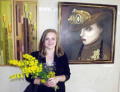 Atidaryta moksleivių darbų paroda Atidaryta moksleivių darbų paroda