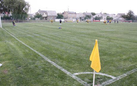 Atidarytas naujas futbolo klubo stadionas Atidarytas naujas futbolo klubo stadionas
