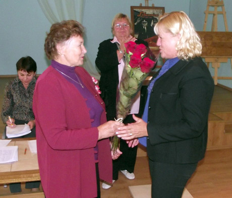 Draugijai vadovaus ta pati pirmininkė Draugijai vadovaus ta pati pirmininkė