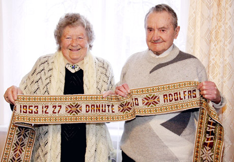 Deimantiniai sutuoktiniai gyveno be nekalbadienių