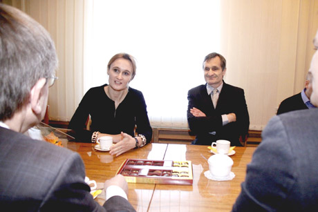 Meras sveikino Viktoriją Čmilytę