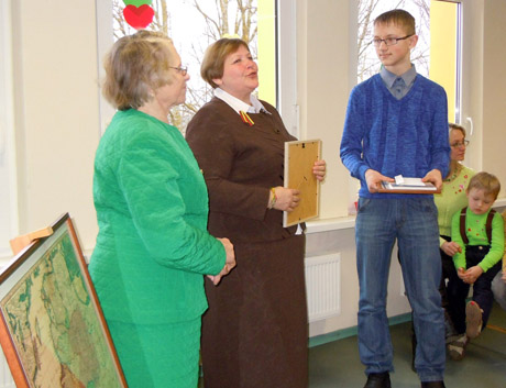 Įteikta kraštiečio premija Įteikta kraštiečio premija