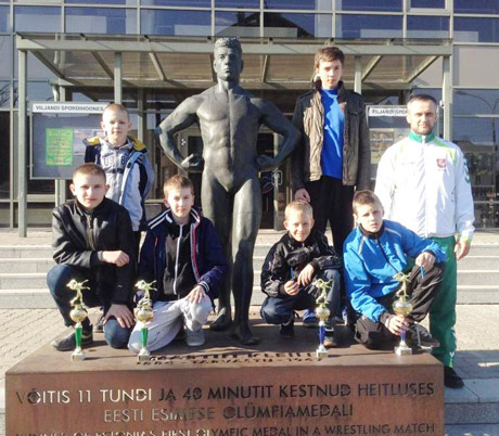 Varžybose Estijoje – keturi imtynininkų medaliai Varžybose Estijoje – keturi imtynininkų medaliai