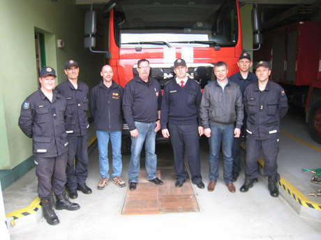 Samariečiai iš Bad Oldeslojė aplankė Kelmės ugniagesius Samariečiai iš Bad Oldeslojė aplankė Kelmės ugniagesius