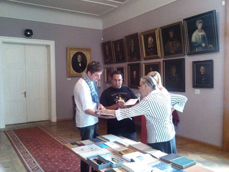 Svečią iš Indijos sudomino V. J. Nistelio palikimas Svečią iš Indijos sudomino V. J. Nistelio palikimas