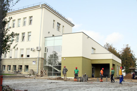 Priėmimo skyrius keliamas į Chirurgijos korpusą Priėmimo skyrius keliamas į Chirurgijos korpusą