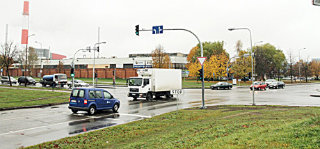 Eismą reguliuos išmanusis šviesoforas Eismą reguliuos išmanusis šviesoforas