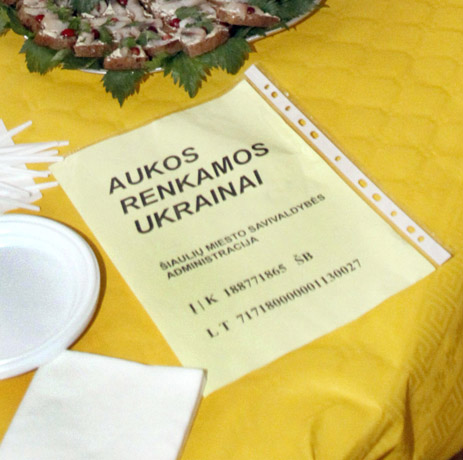 Šiauliečiai ukrainiečius daugiausia remia daiktais Šiauliečiai ukrainiečius daugiausia remia daiktais