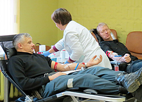 Tarp neatlygintinų kraujo donorų – ir Pakruojo pareigūnai Tarp neatlygintinų kraujo donorų – ir Pakruojo pareigūnai