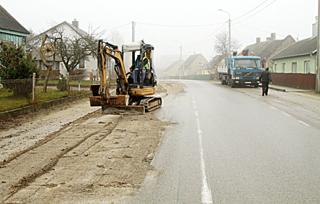 Kelio remontas perpildė žmonių kantrybės taurę Kelio remontas perpildė žmonių kantrybės taurę