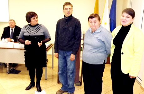 Tarybą pasveikino neįgaliųjų centras Tarybą pasveikino neįgaliųjų centras