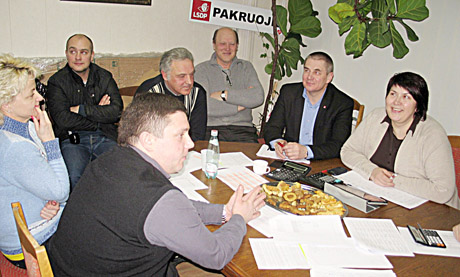 Pakruojo socialdemokratų mažėja Pakruojo socialdemokratų mažėja