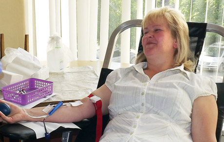 Joniškiečiai nemokamai davė kraujo Joniškiečiai nemokamai davė kraujo