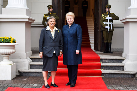 Tailando princesė aplankė Kryžių kalną Tailando princesė aplankė Kryžių kalną