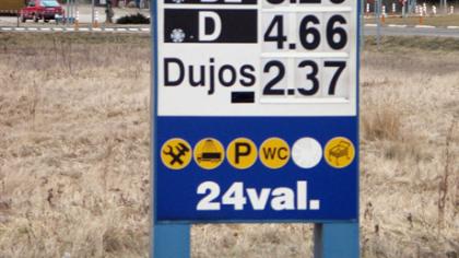 Degalų kainos pakruojiečių neįveikė