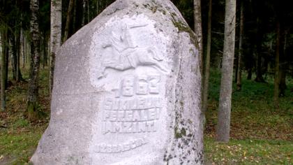 Antras paminklas - 1863 metų sukilėliams