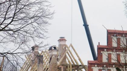 Tytuvėnų vienuolyno stogą ketinama uždengti iki pavasario