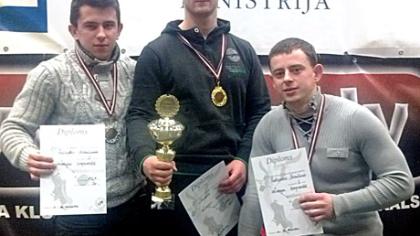 Stipruolių medaliai – iš Latvijos čempionato
