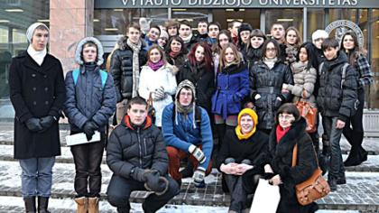 Vaižganto gimnazistai domėjosi studijomis