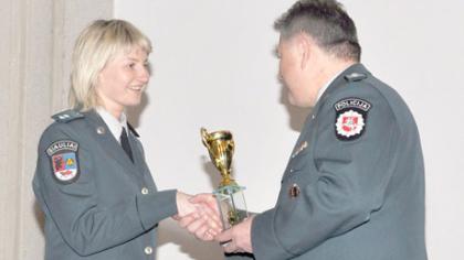 Apdovanoti geriausi policijos sportininkai