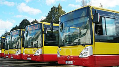 BUSTURAS veža ekologiškais autobusais
