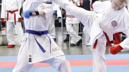 Karatė smūgiai sportininkų nesužeidžia