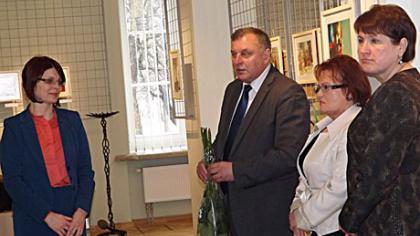 Sveikinimai teisėjai – parodų salone