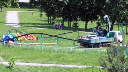Atrakcionus pakeis sutvarkytas poilsio parkas
