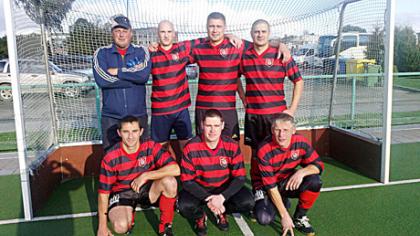 Šiaulių gelbėtojai – geriausi futbolininkai