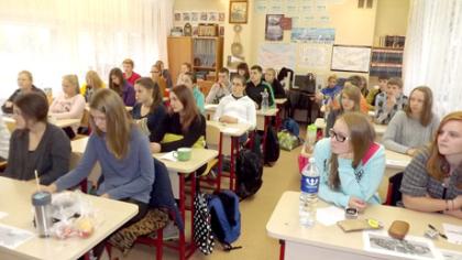 Gimnazistai „skrenda“ per Atlantą