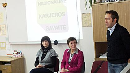 Nacionalinė karjeros savaitė „Aukuro“ mokykloje