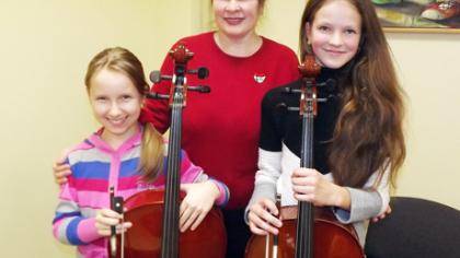 Konkurse violončelininkes lydėjo sėkmė