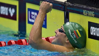 Rūta Meilutytė vėl iškovojo istorinį Lietuvai medalį
