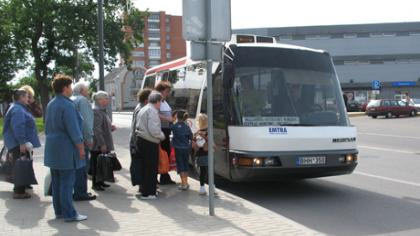 Važiavimas autobusais nepabrango