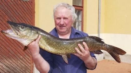 Didžioji lydeka užkibo pirmą žvejybos dieną